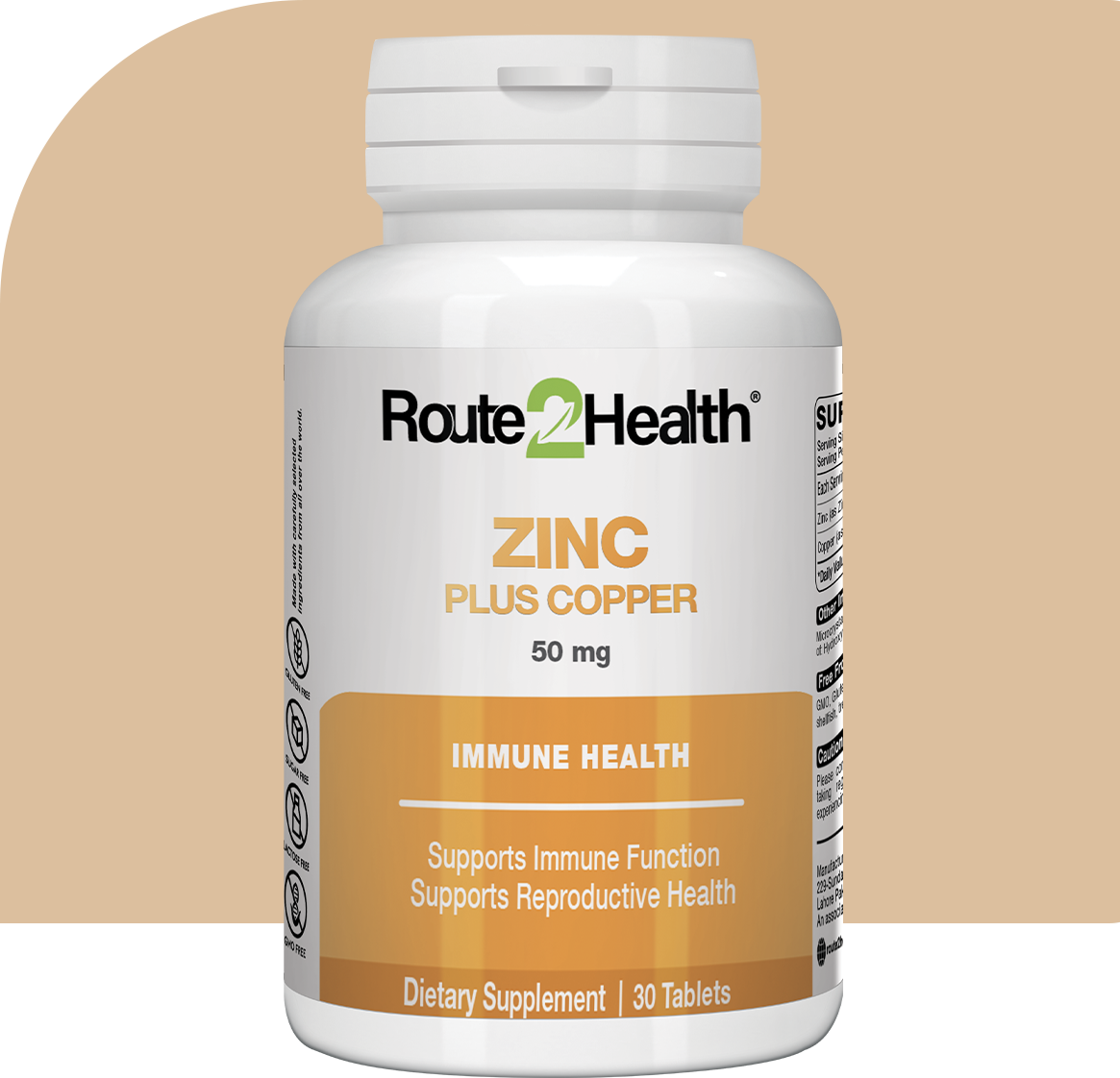 Zinc Plus Copper 50 mg