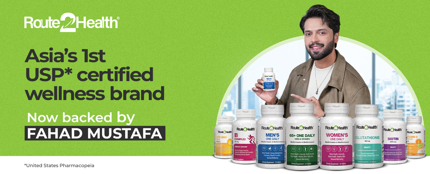 Route2Health - Asis's 1st USP Certified Wellness Brand