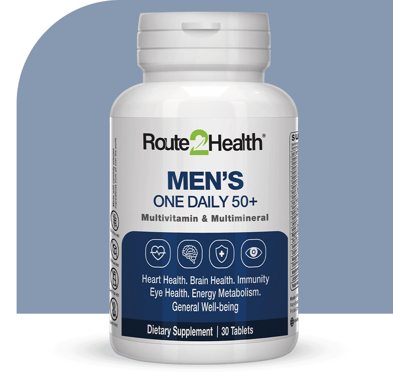 MEN’S ONE DAILY 50+ | Best Multivitamin for Men 50+ – Route2Health (Pvt ...